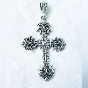 Large Sterling Silver Cross